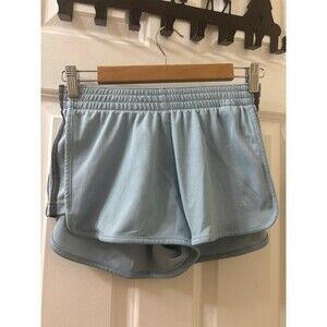 Adidas Womens Running Workout Gym Shorts 3-S Split Short W Blue size S